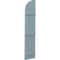 Ekena Millwork Americraft 3-Board (3 Batten) Wood Joined Board-n-Batten Shutters w/ Arch Top, ARW401BQ311X77SBH, PR ARW401BQ311X77SBH - alternate 2